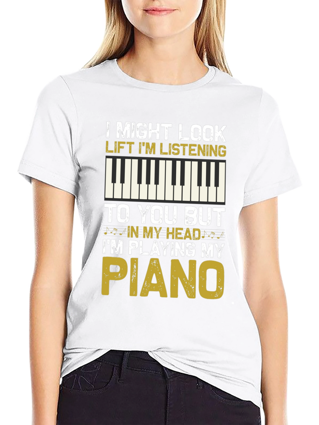 Piano Player T-Shirt - Im Playing My Piano