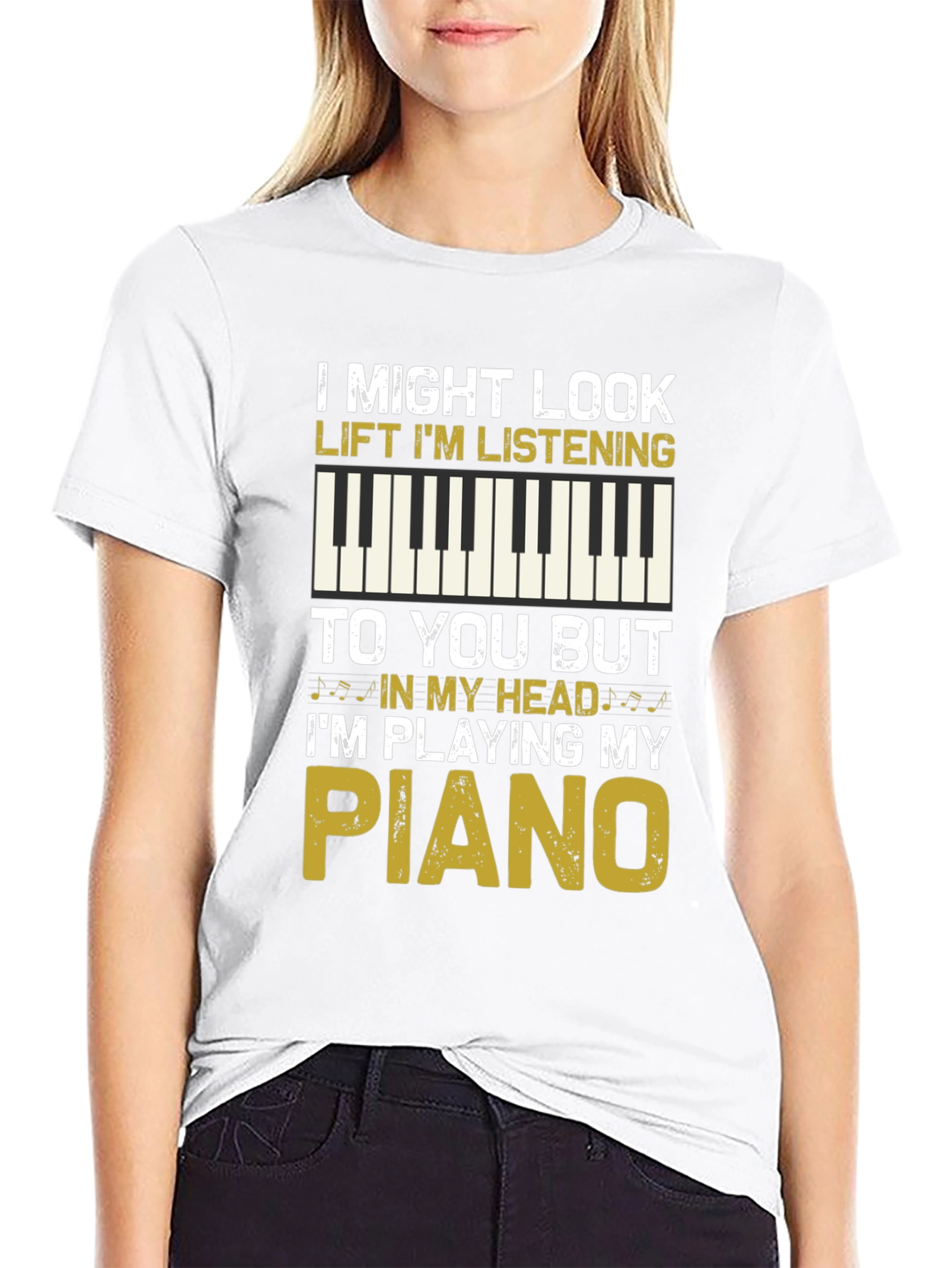 Piano Player T-Shirt - Im Playing My Piano