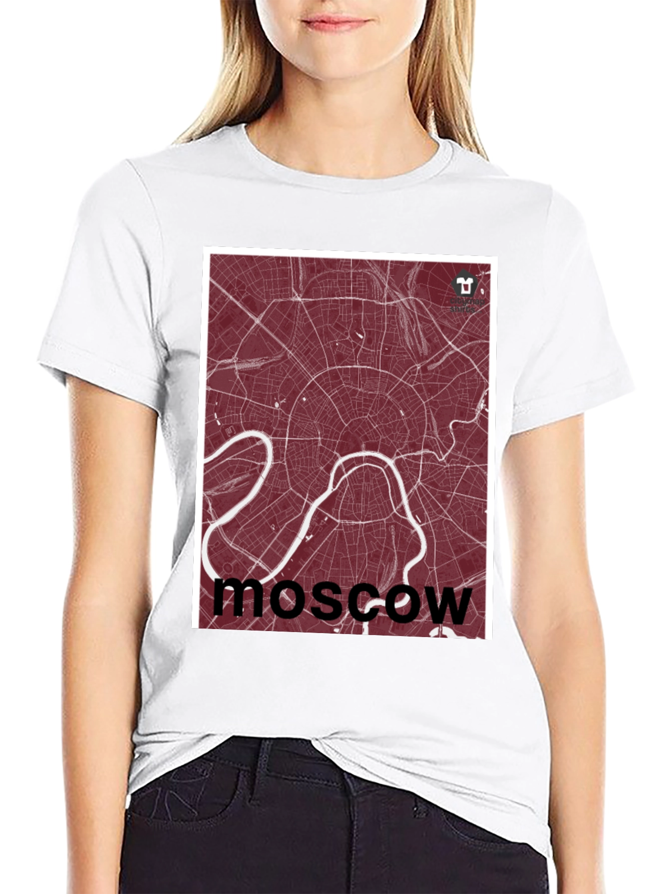 Moscow City Map T-Shirt - Urban Style Tee