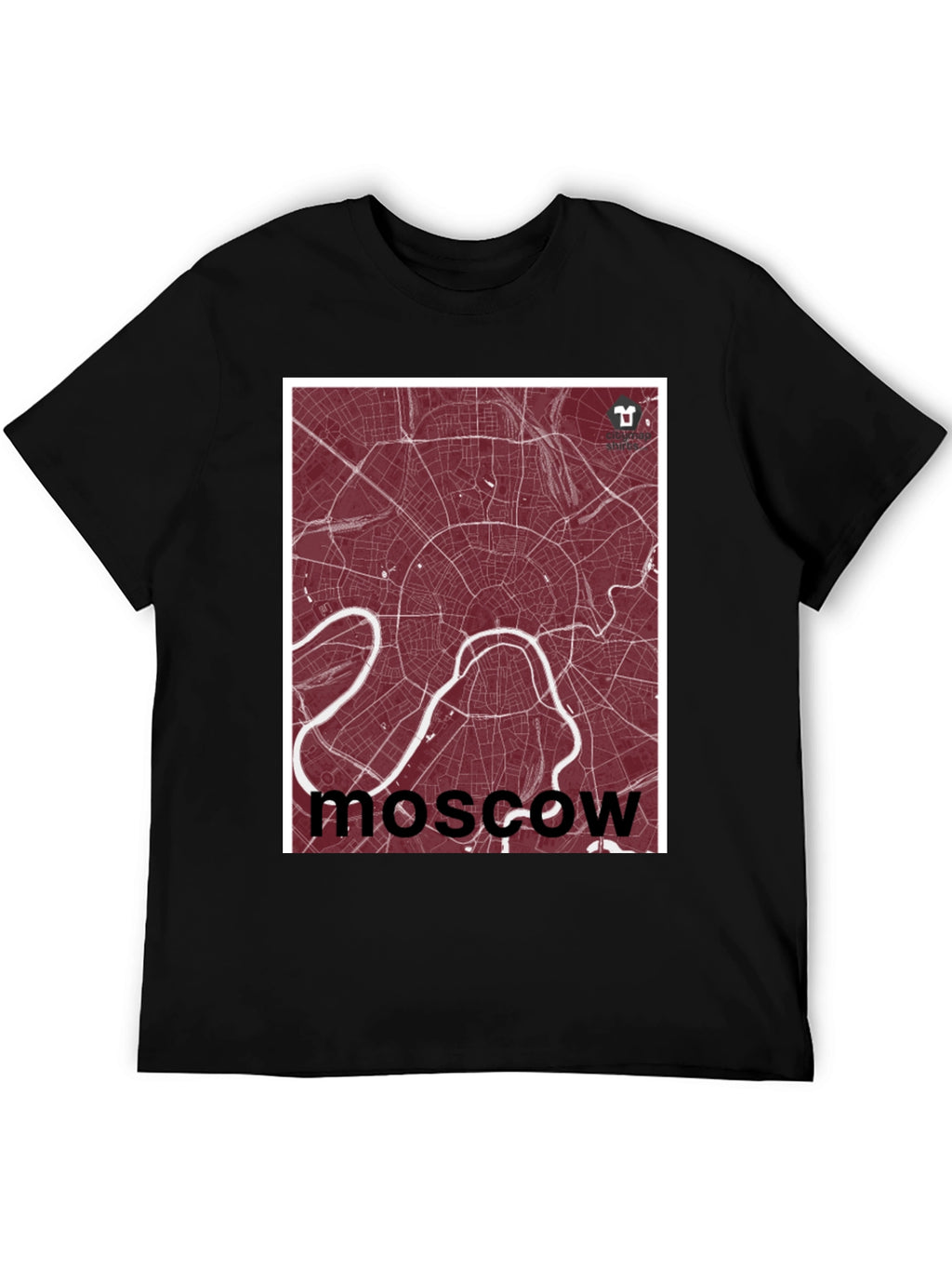 Moscow City Map T-Shirt - Urban Style Tee