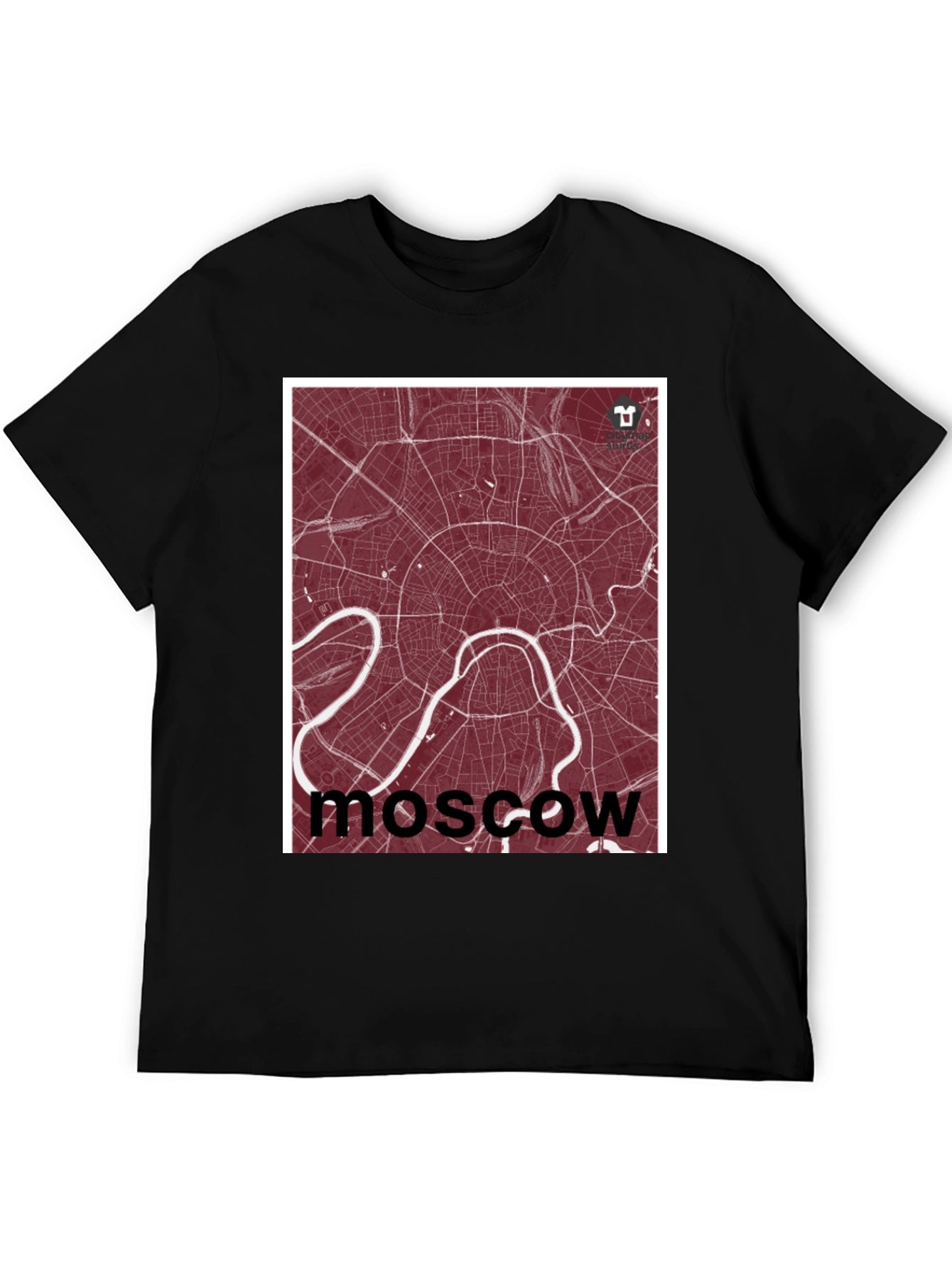 Moscow City Map T-Shirt - Urban Style Tee