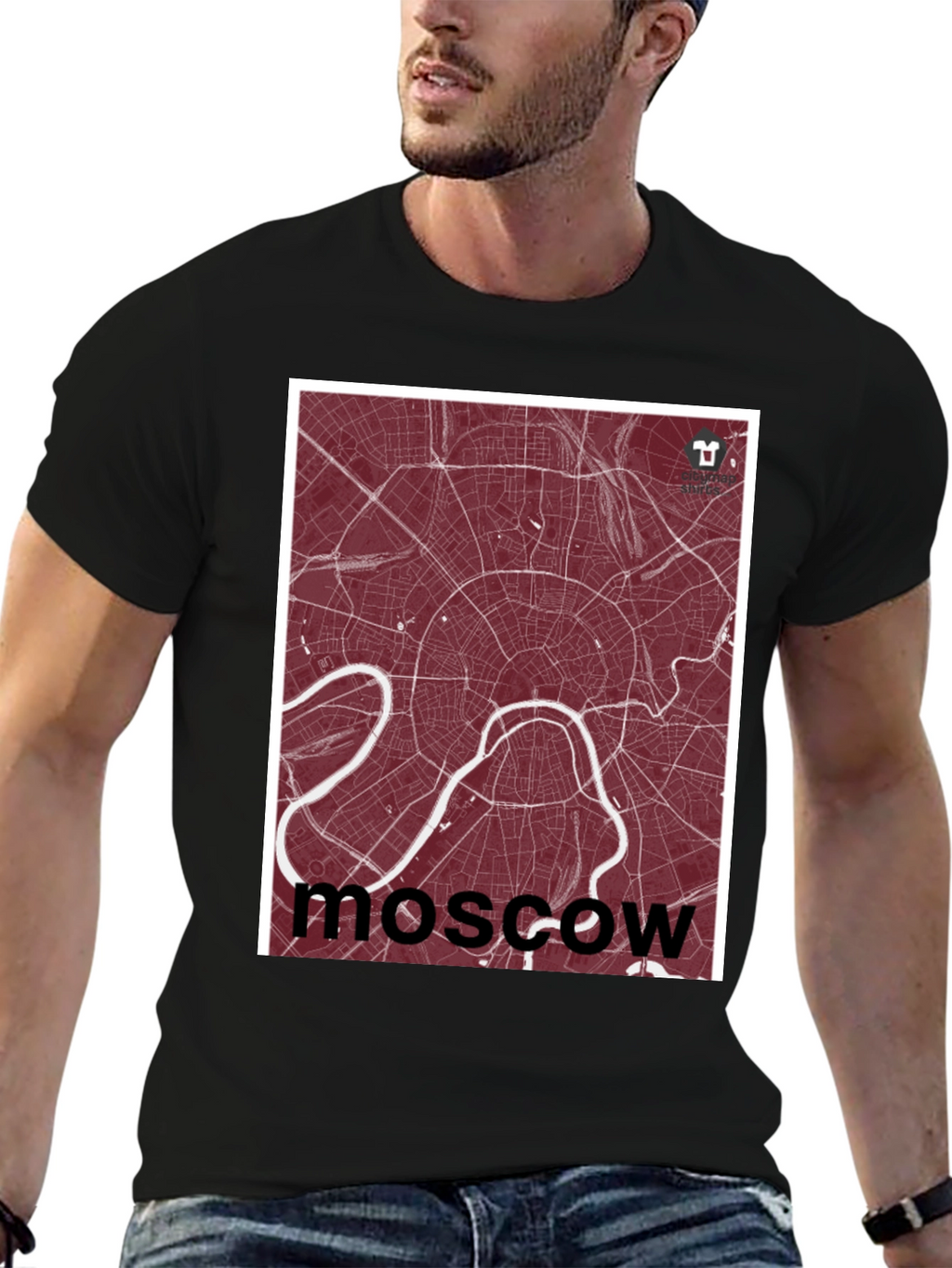 Moscow City Map T-Shirt - Urban Style Tee