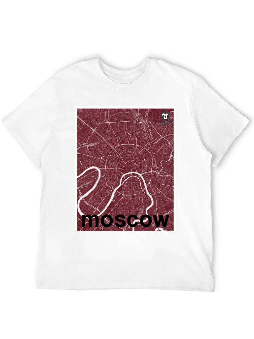 Moscow City Map T-Shirt - Urban Style Tee