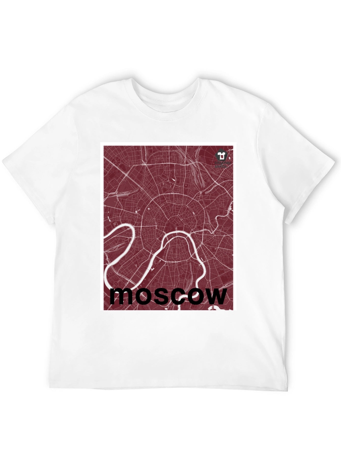 Moscow City Map T-Shirt - Urban Style Tee