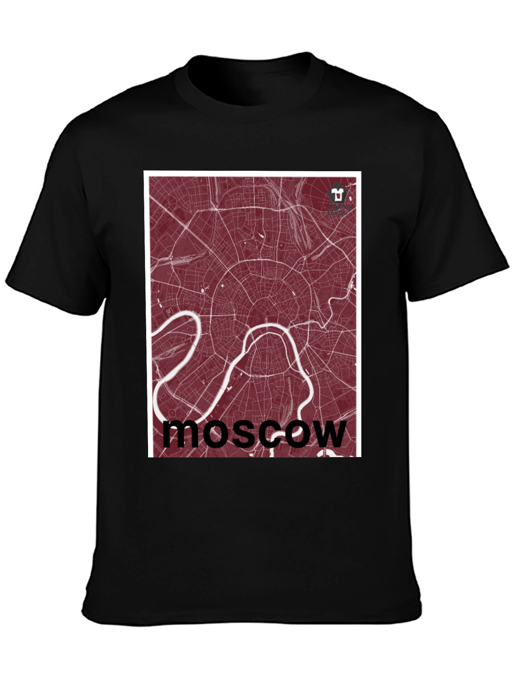 Moscow City Map T-Shirt - Urban Style Tee