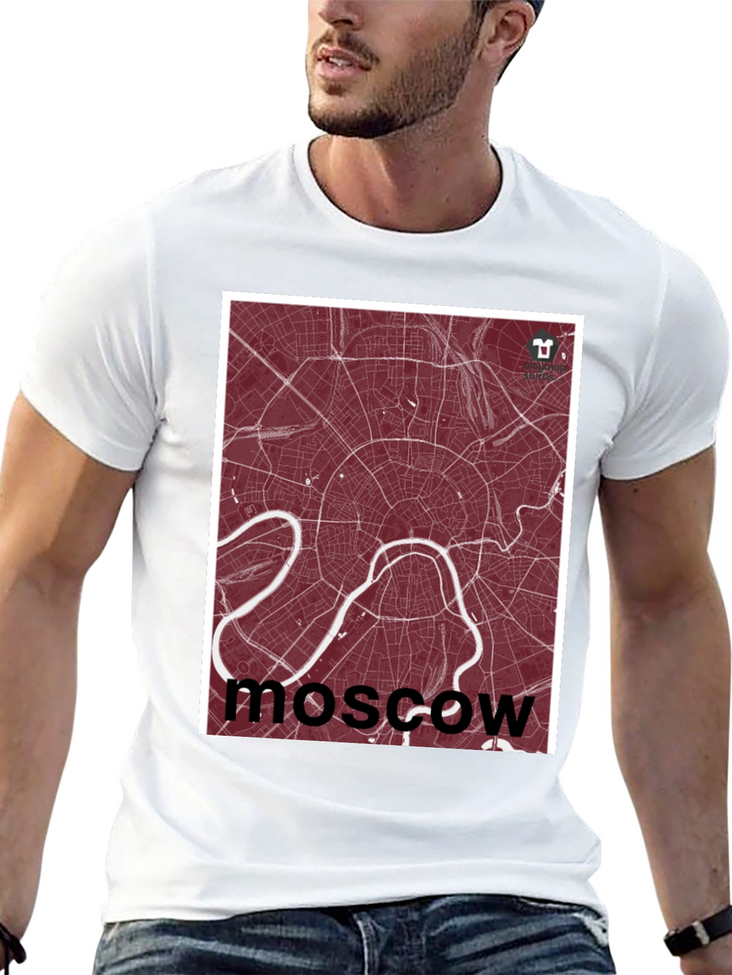 Moscow City Map T-Shirt - Urban Style Tee
