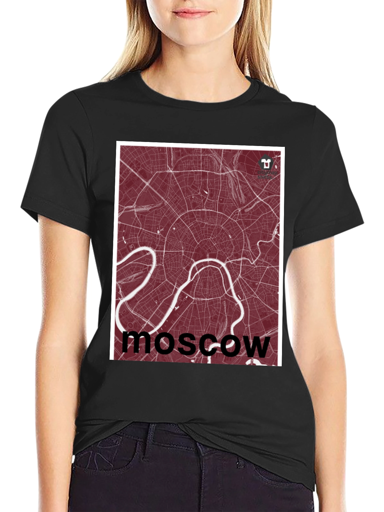 Moscow City Map T-Shirt - Urban Style Tee