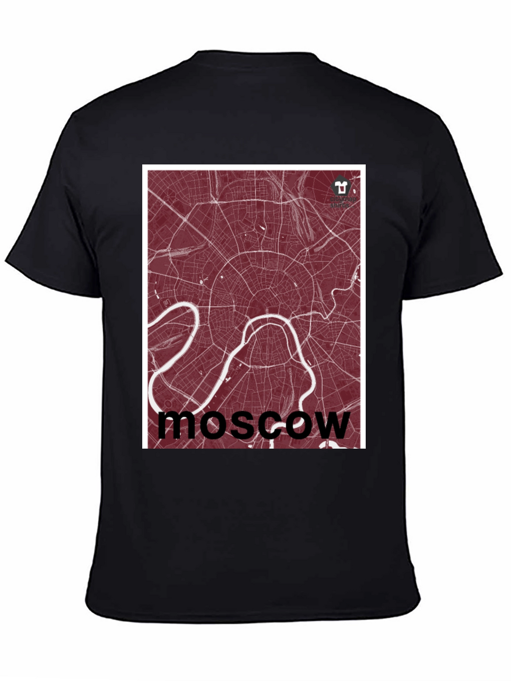Moscow City Map T-Shirt - Urban Style Tee