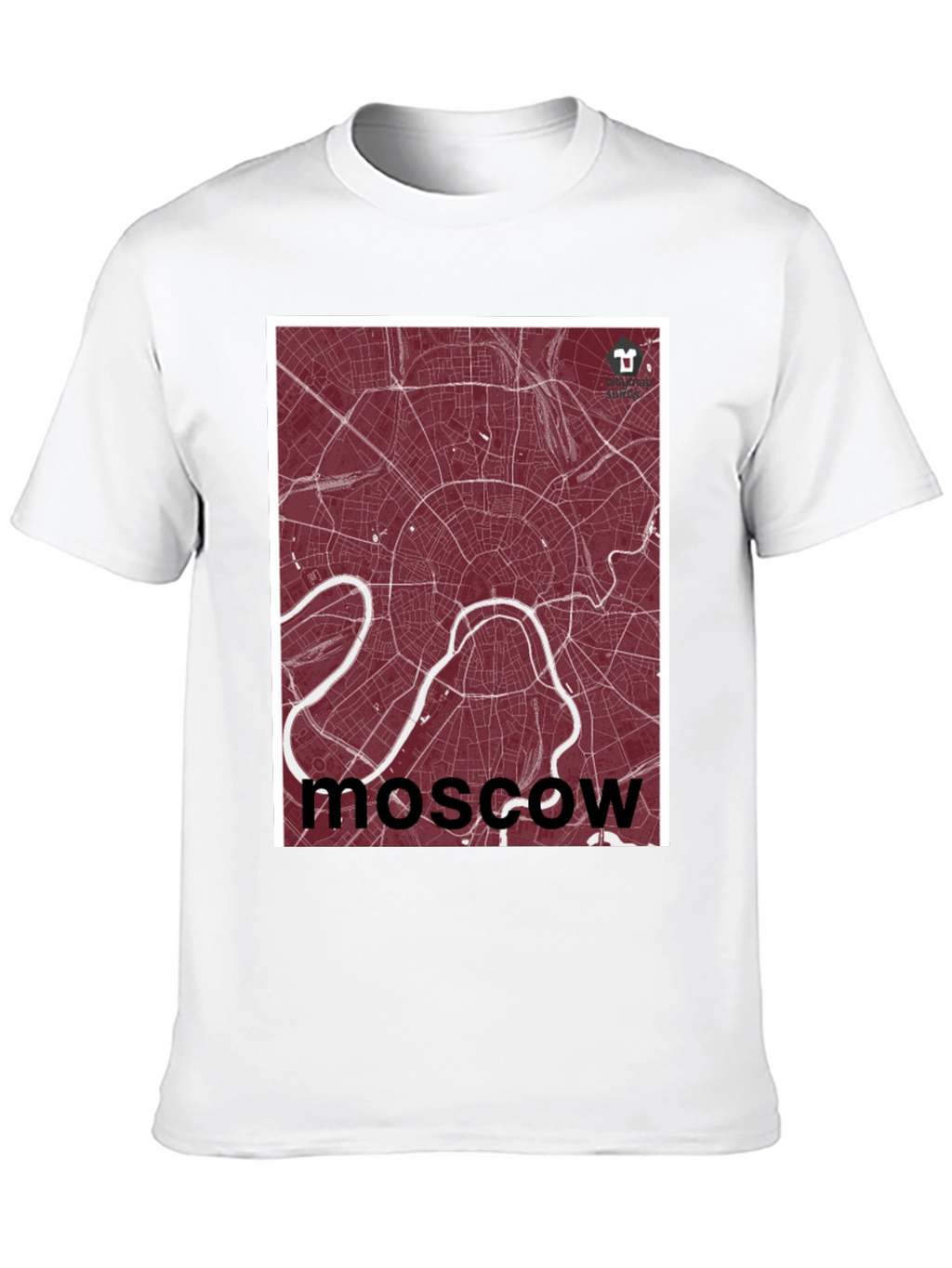 Moscow City Map T-Shirt - Urban Style Tee