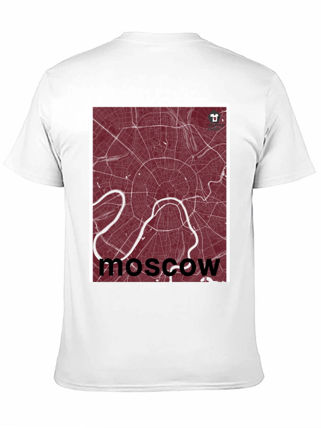 Moscow City Map T-Shirt - Urban Style Tee