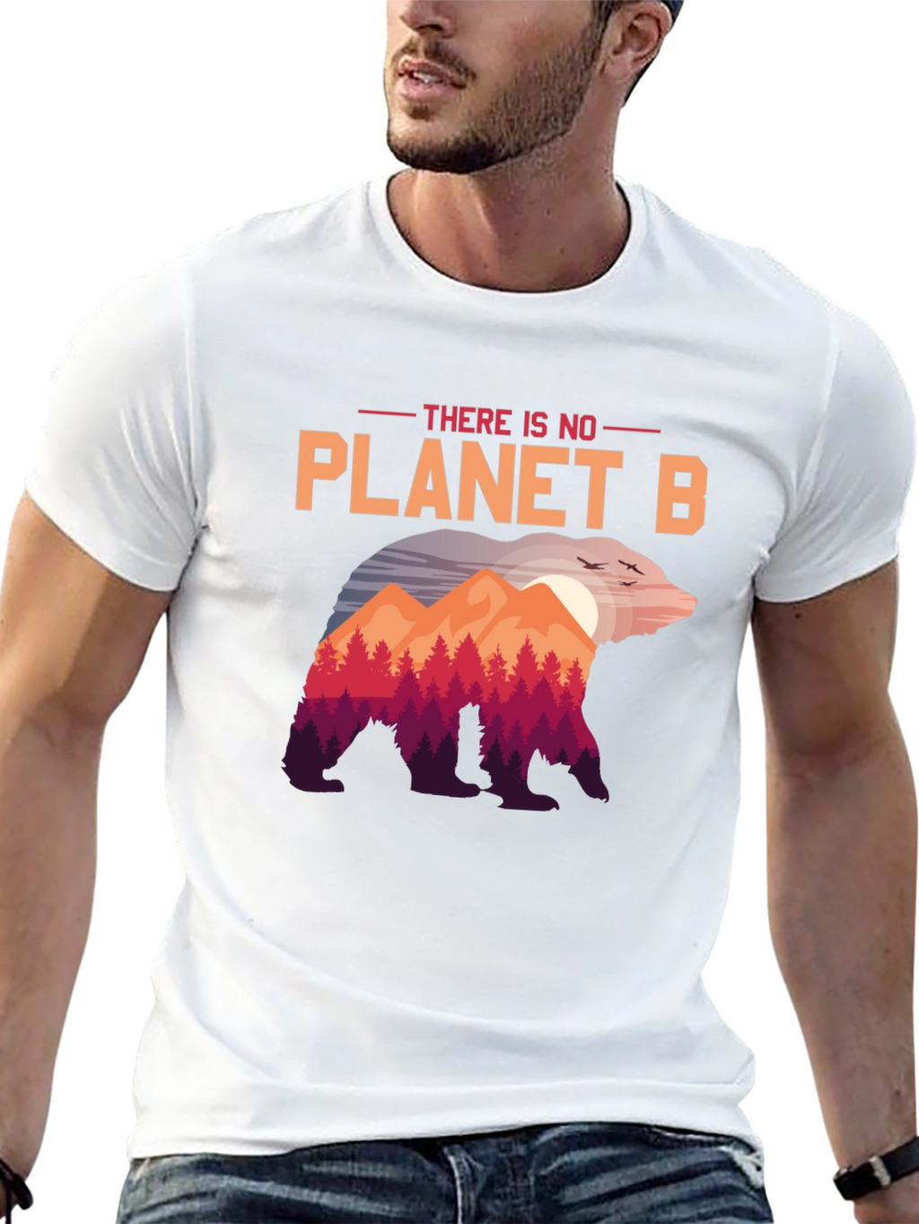 Planet B Graphic Tee - Eco Friendly Design