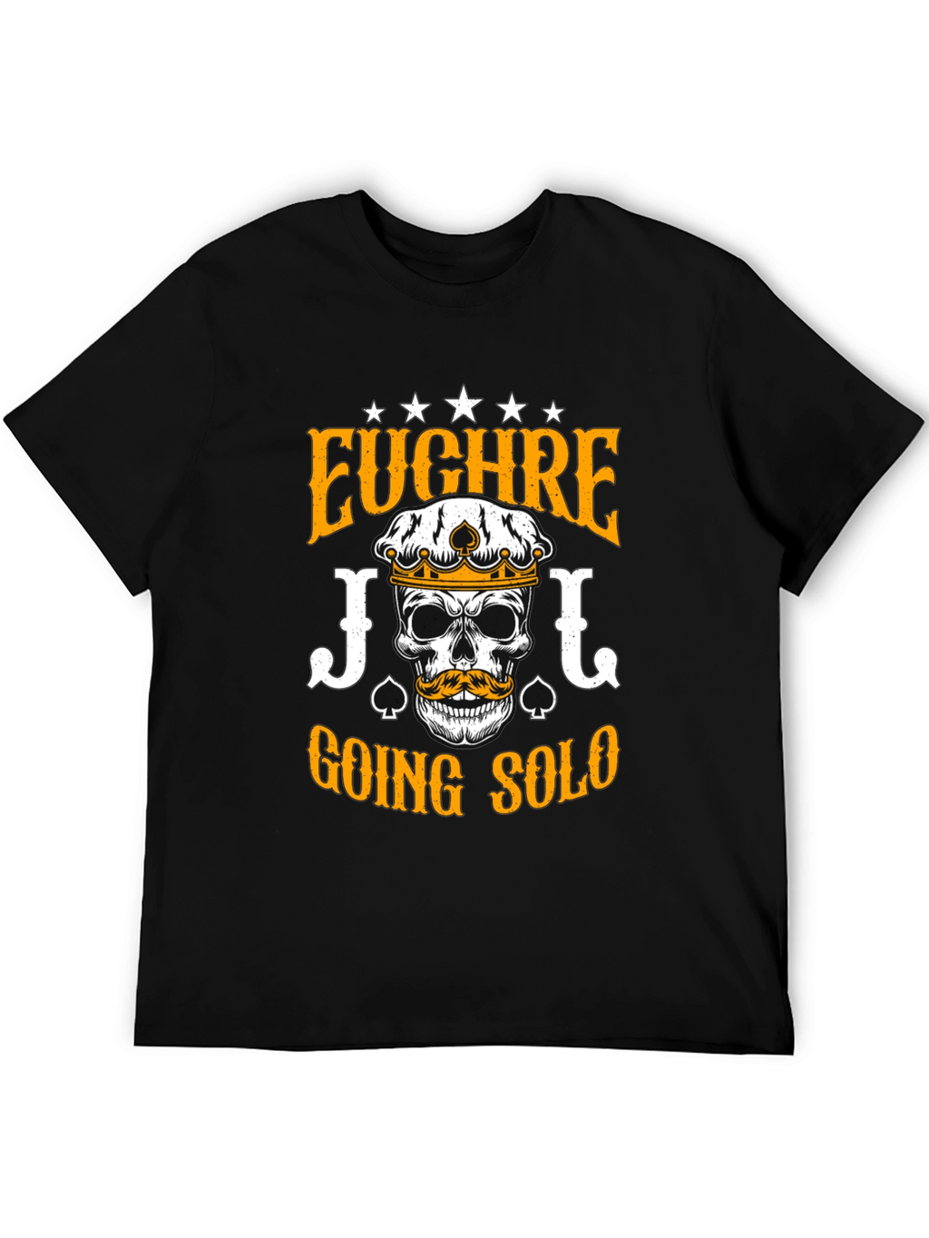 Euchre Going Solo Skull T-Shirt