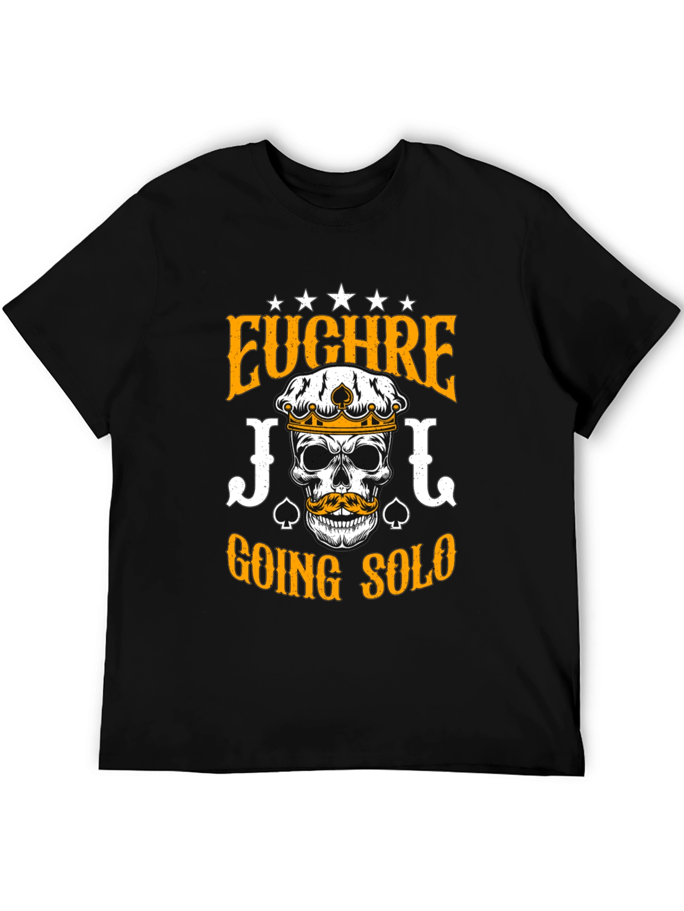 Euchre Going Solo Skull T-Shirt
