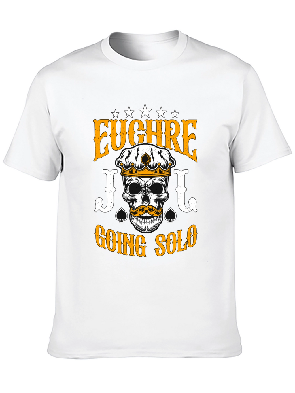 Euchre Going Solo Skull T-Shirt