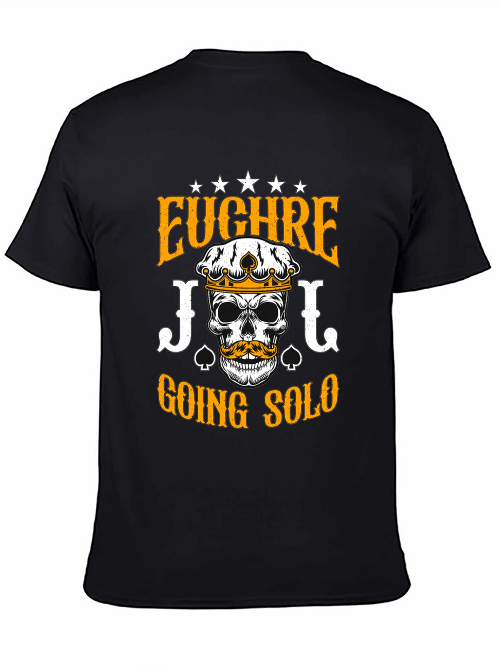 Euchre Going Solo Skull T-Shirt