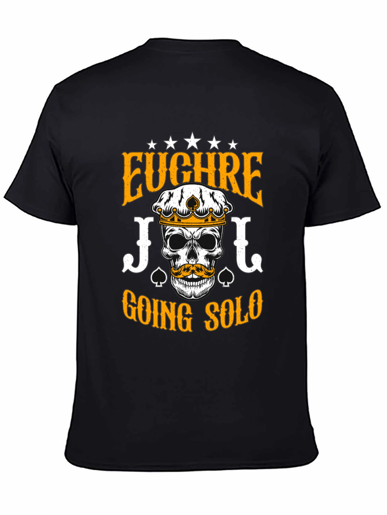 Euchre Going Solo Skull T-Shirt