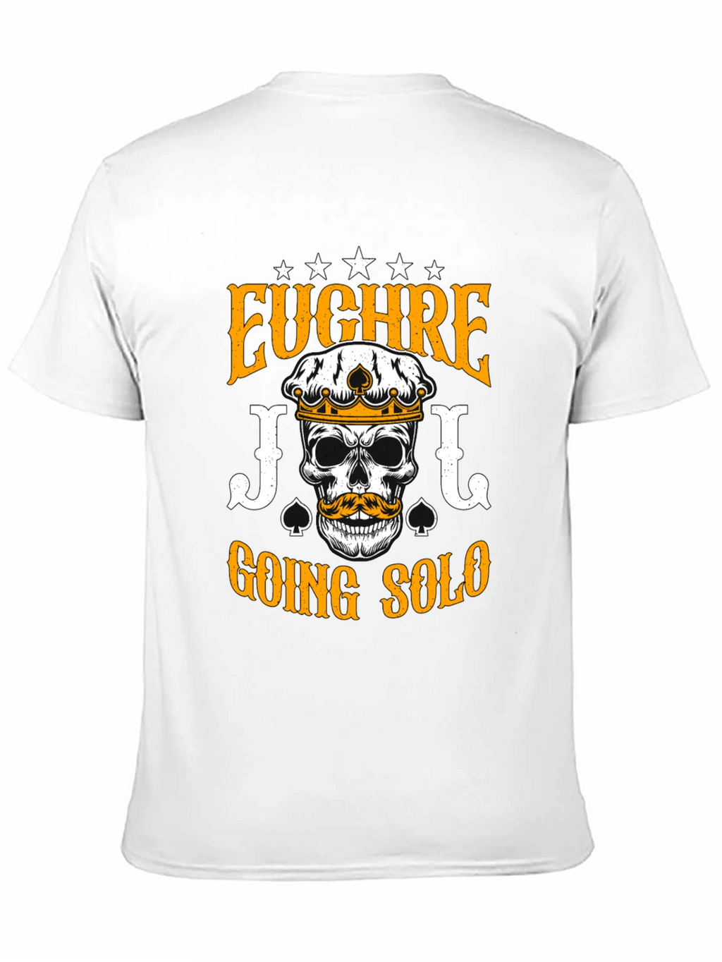 Euchre Going Solo Skull T-Shirt