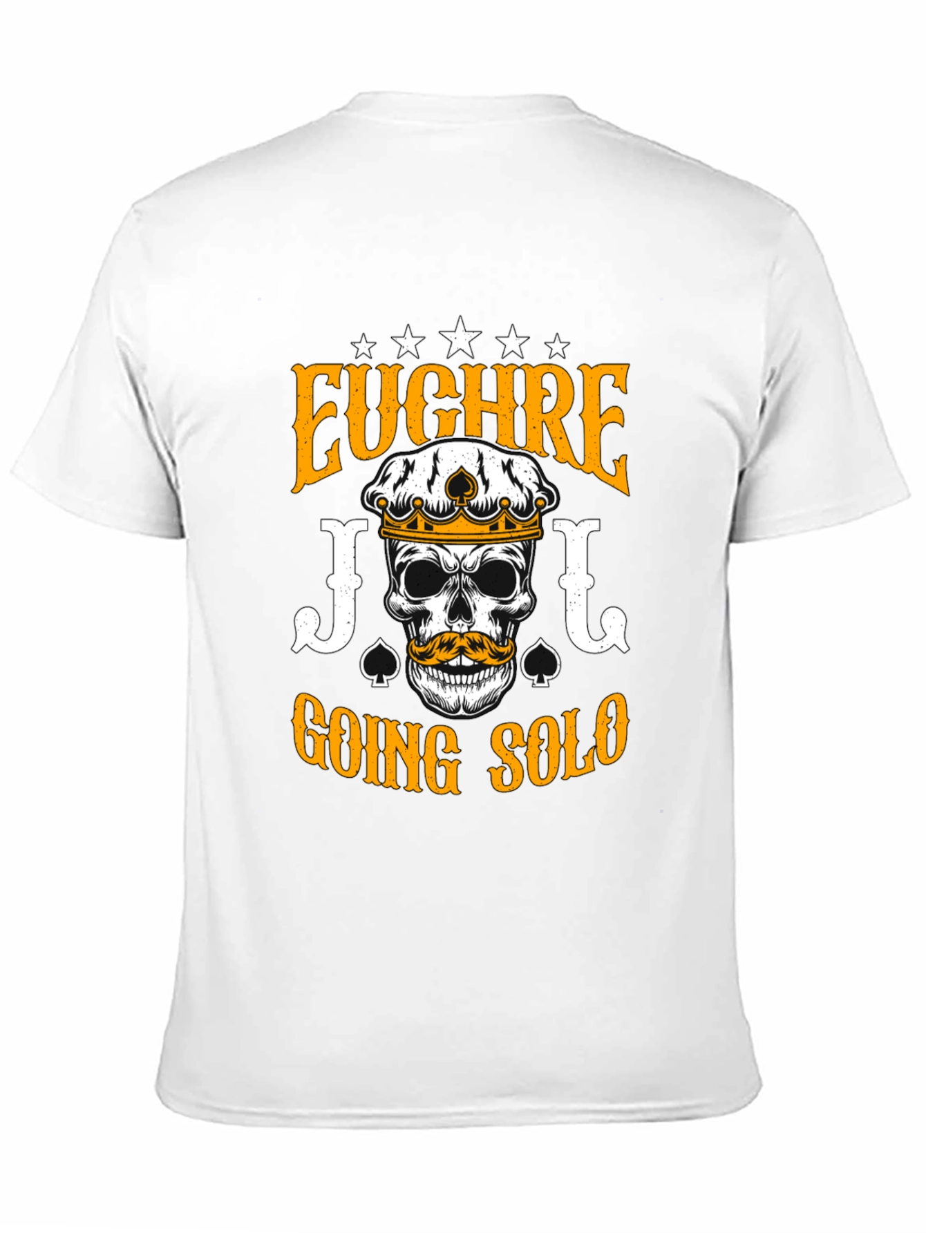 Euchre Going Solo Skull T-Shirt