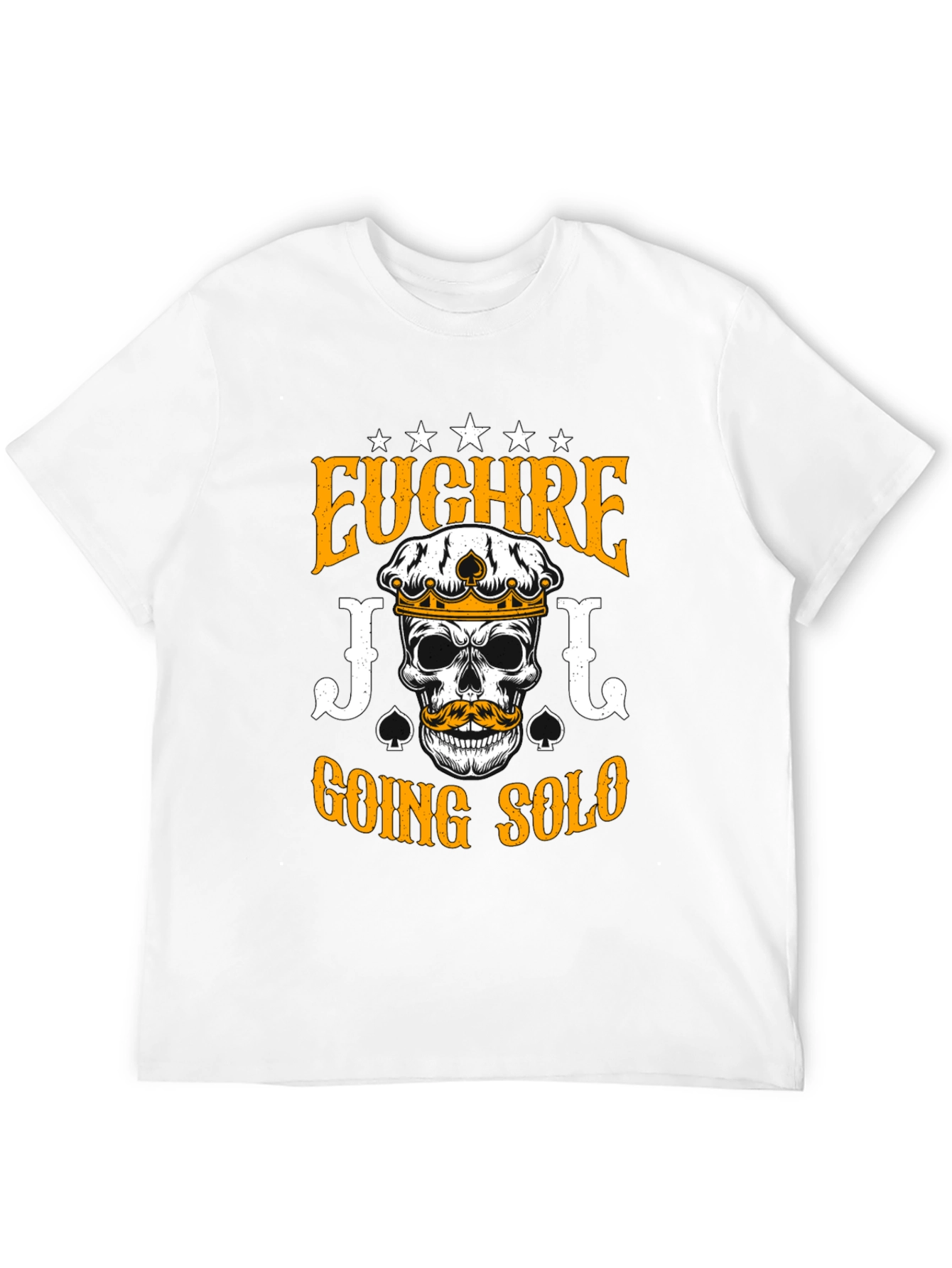 Euchre Going Solo Skull T-Shirt