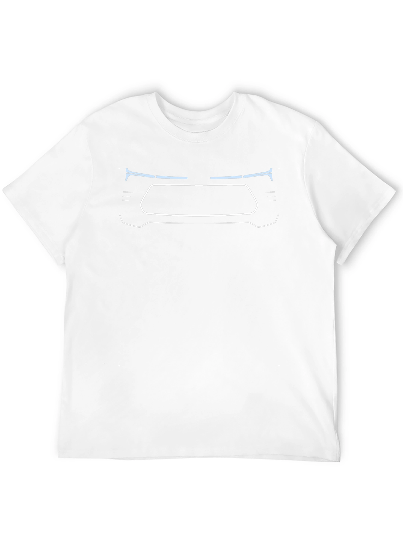 Car Front Outline T-Shirt - Modern Design