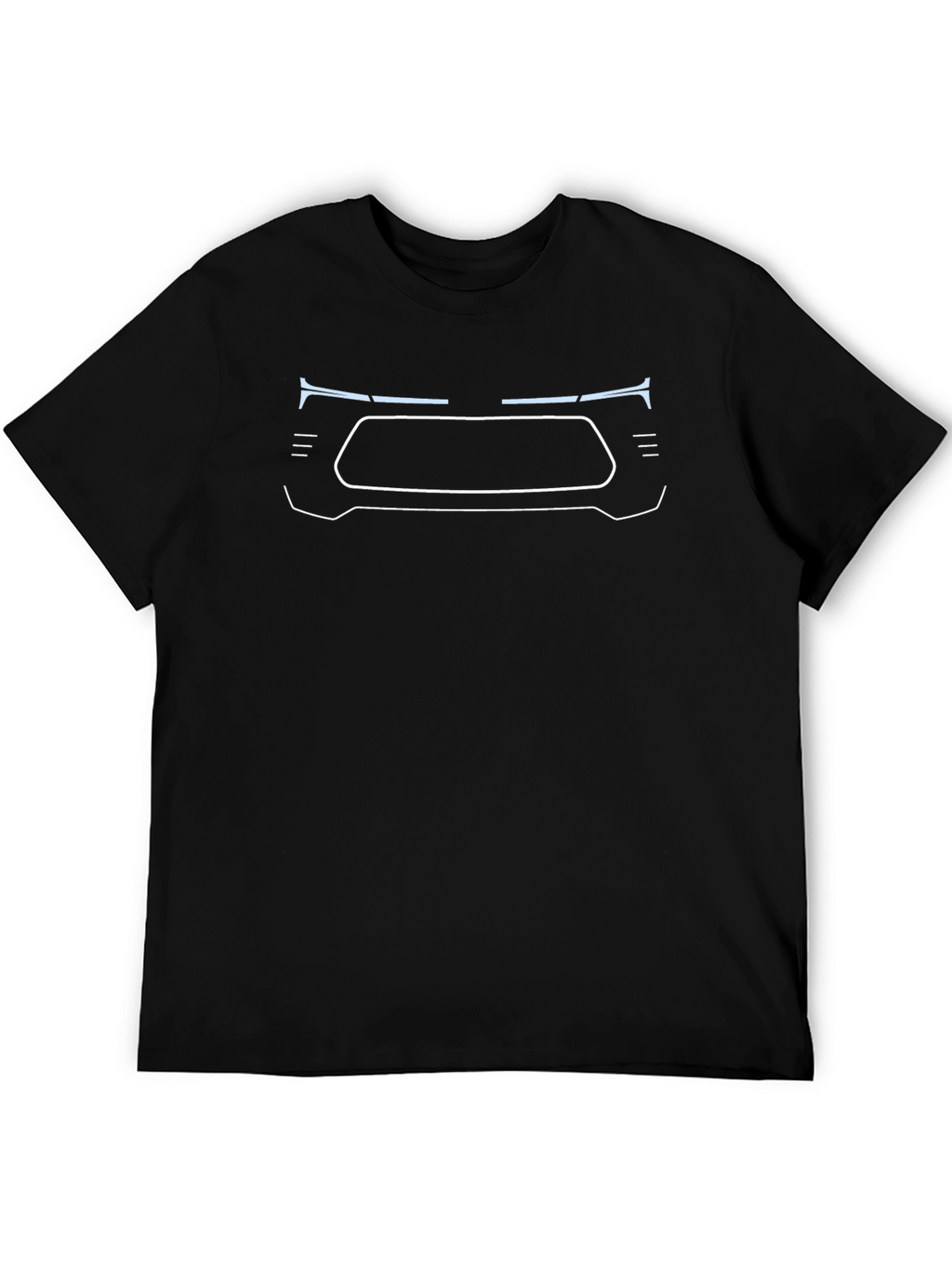Car Front Outline T-Shirt - Modern Design