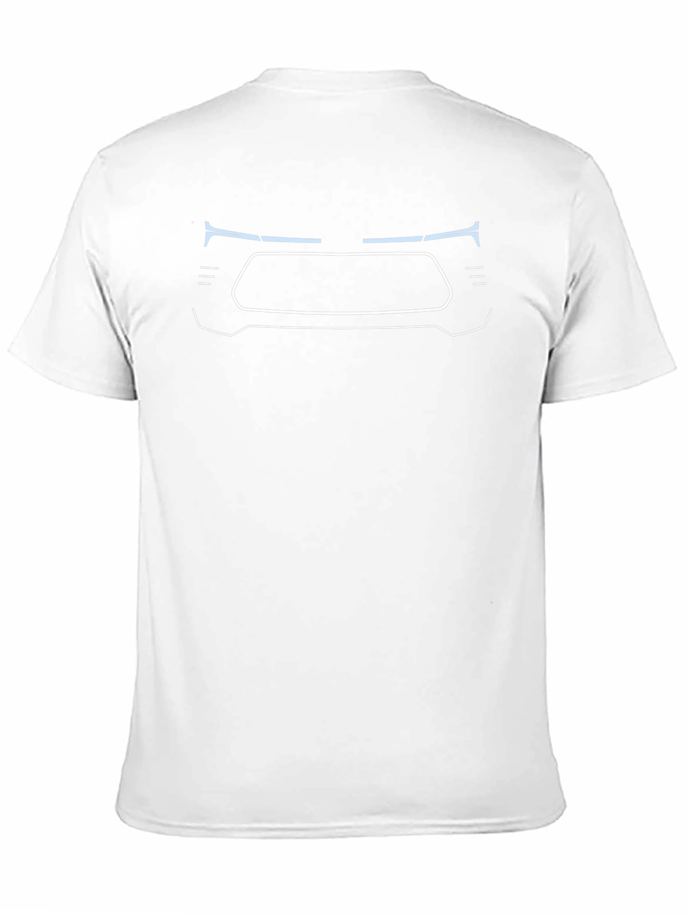Car Front Outline T-Shirt - Modern Design