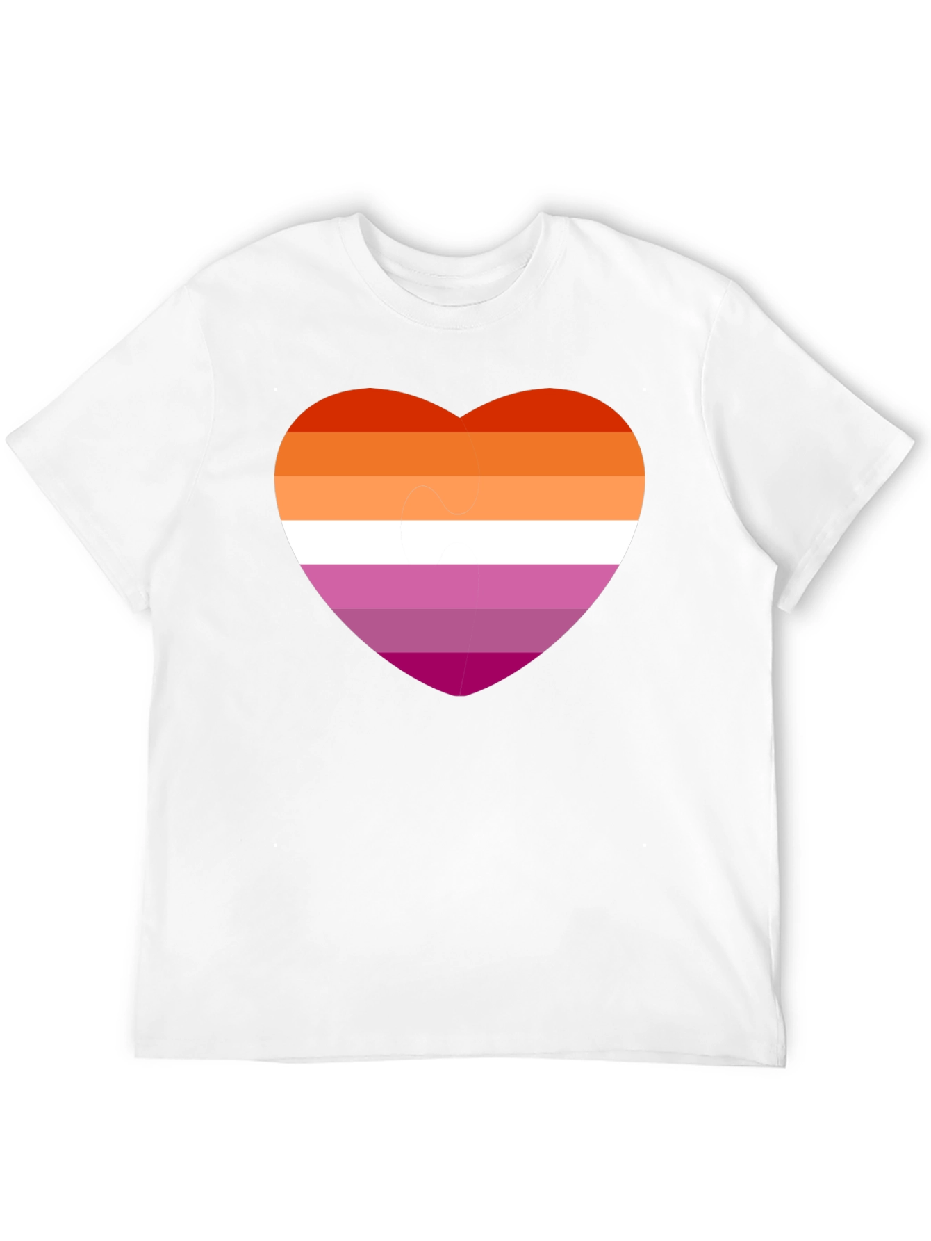 Lesbian Pride Heart T-Shirt