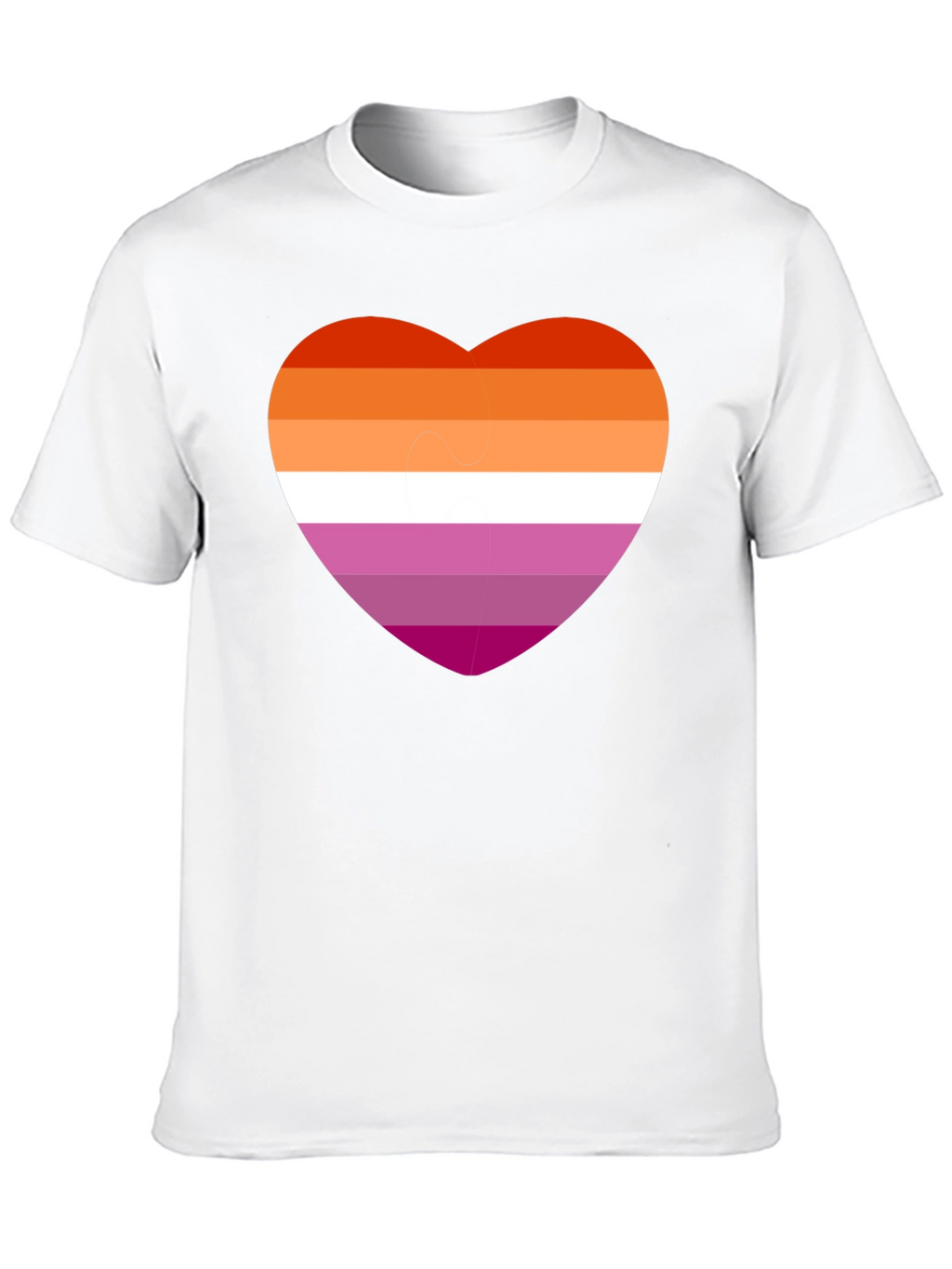 Lesbian Pride Heart T-Shirt
