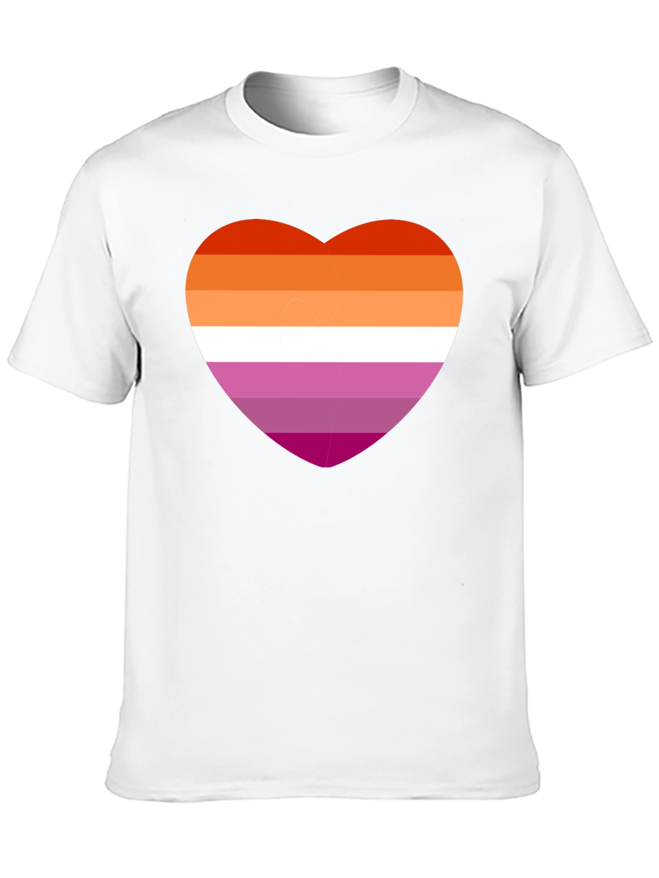 Lesbian Pride Heart T-Shirt