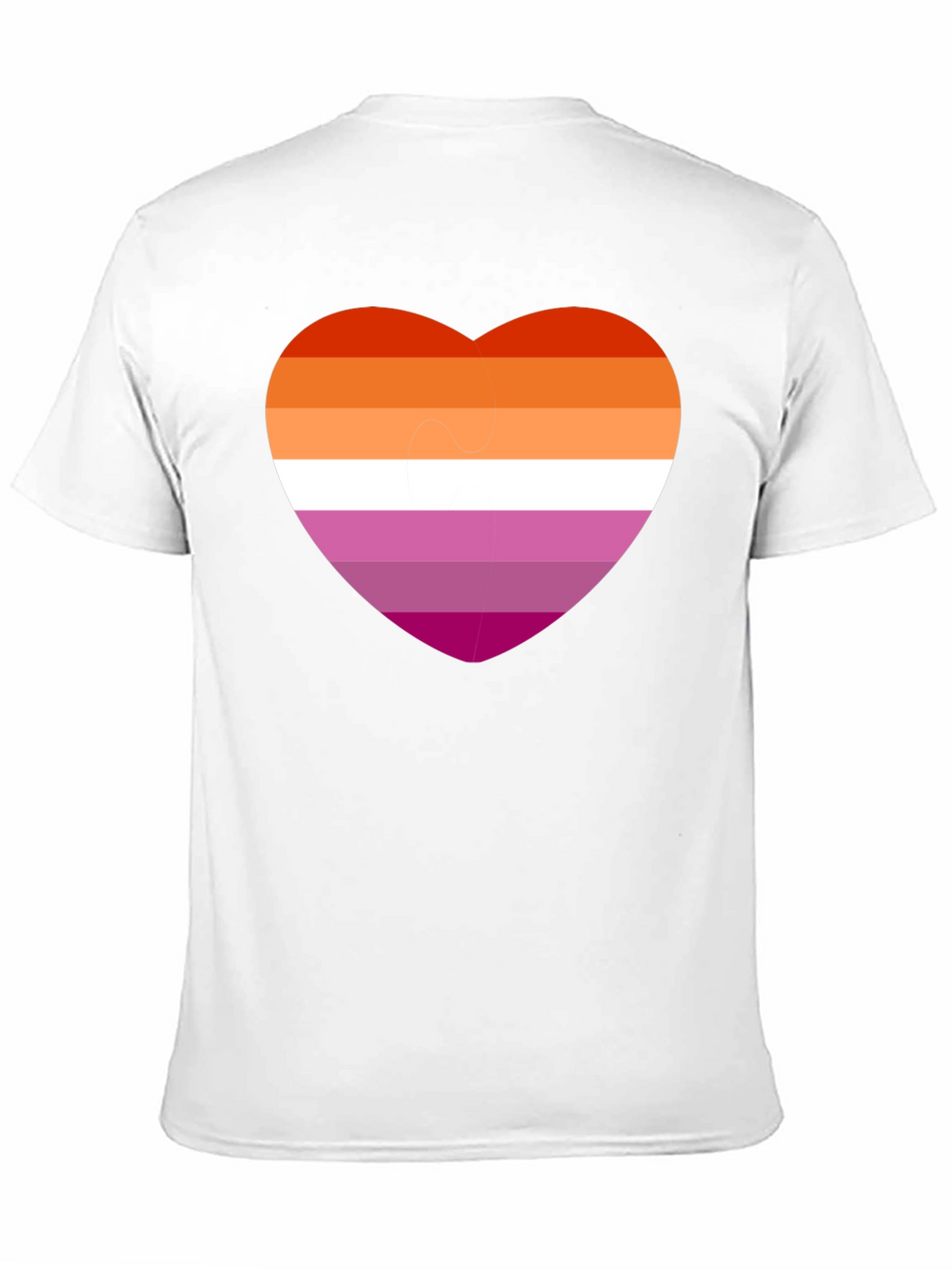 Lesbian Pride Heart T-Shirt