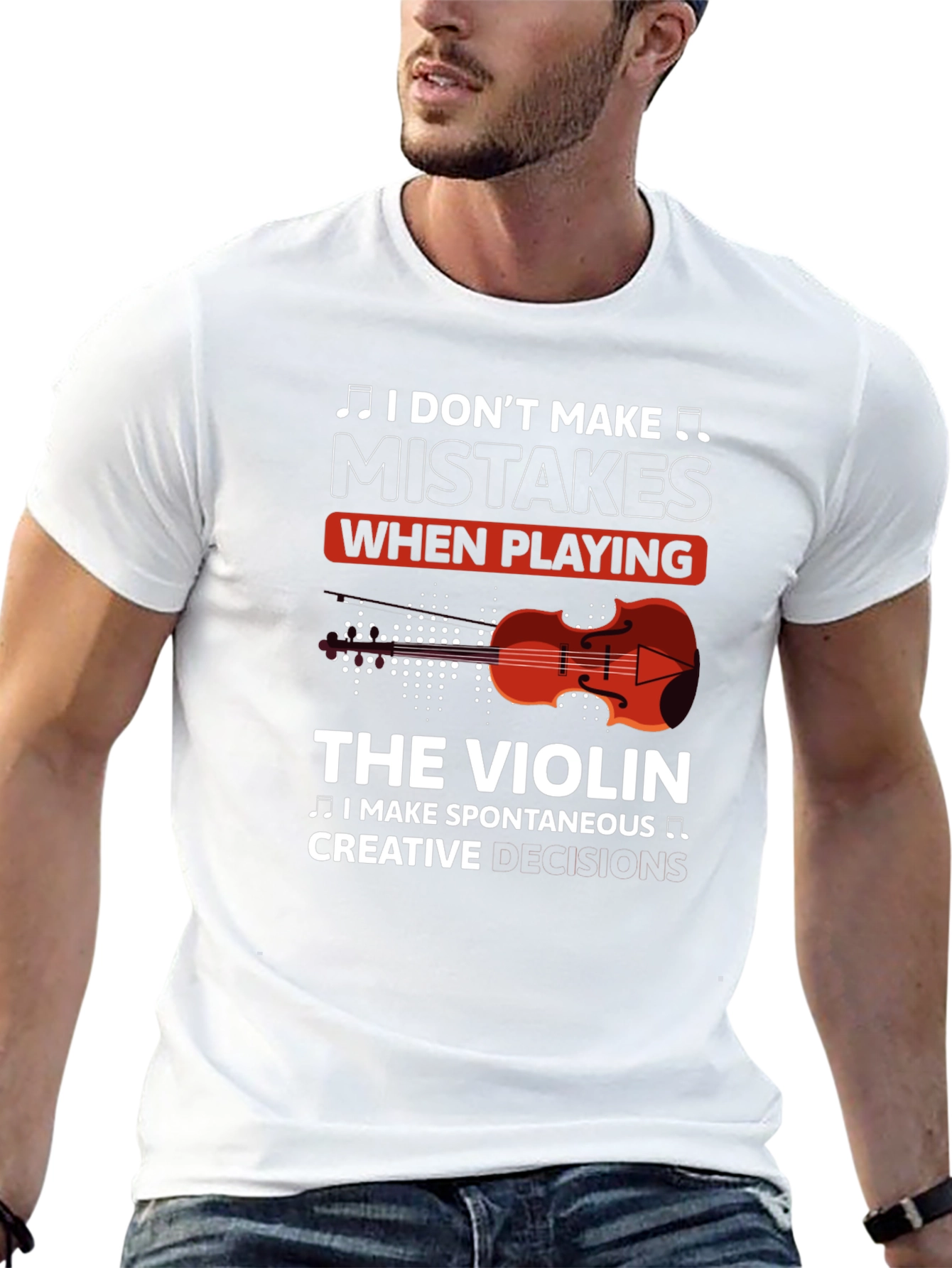 Violin Player T-Shirt - I Dont Make Mistakes