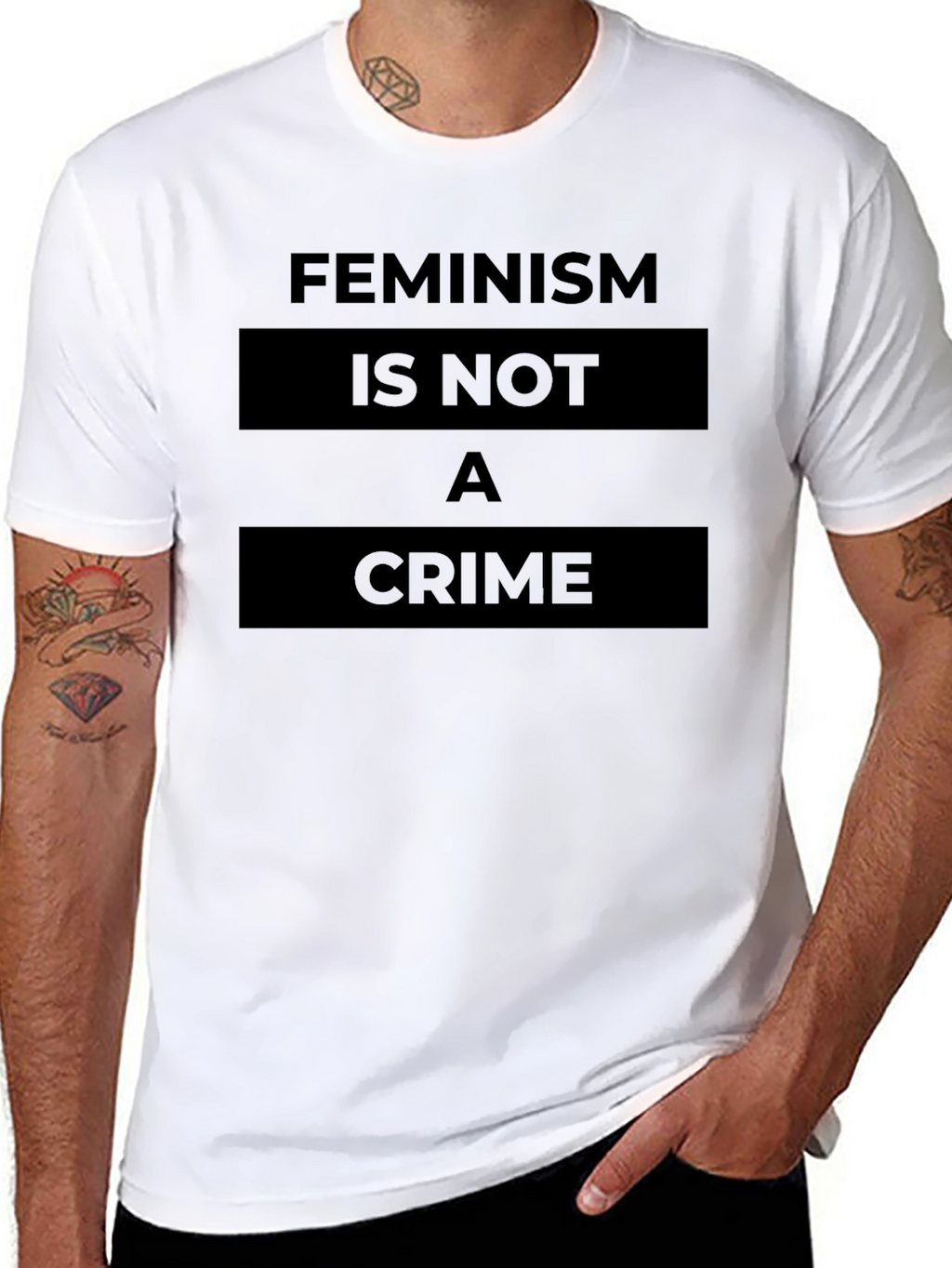 Feminism Is Not A Crime Graphic Tee