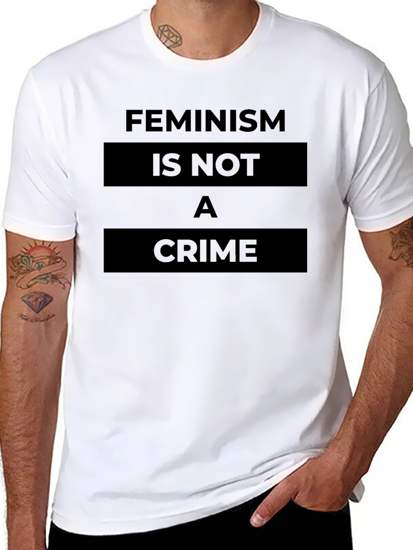 Feminism Is Not A Crime Graphic Tee