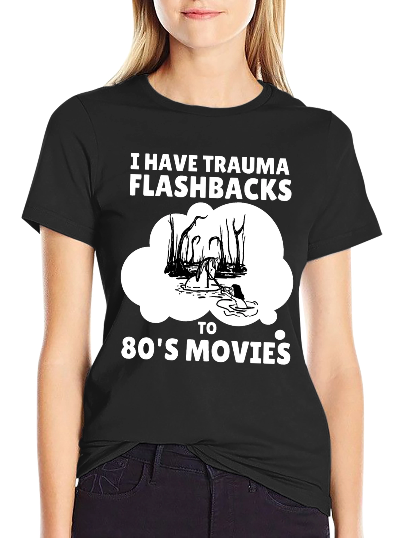 Trauma Flashbacks 80s Movies Humor T-Shirt