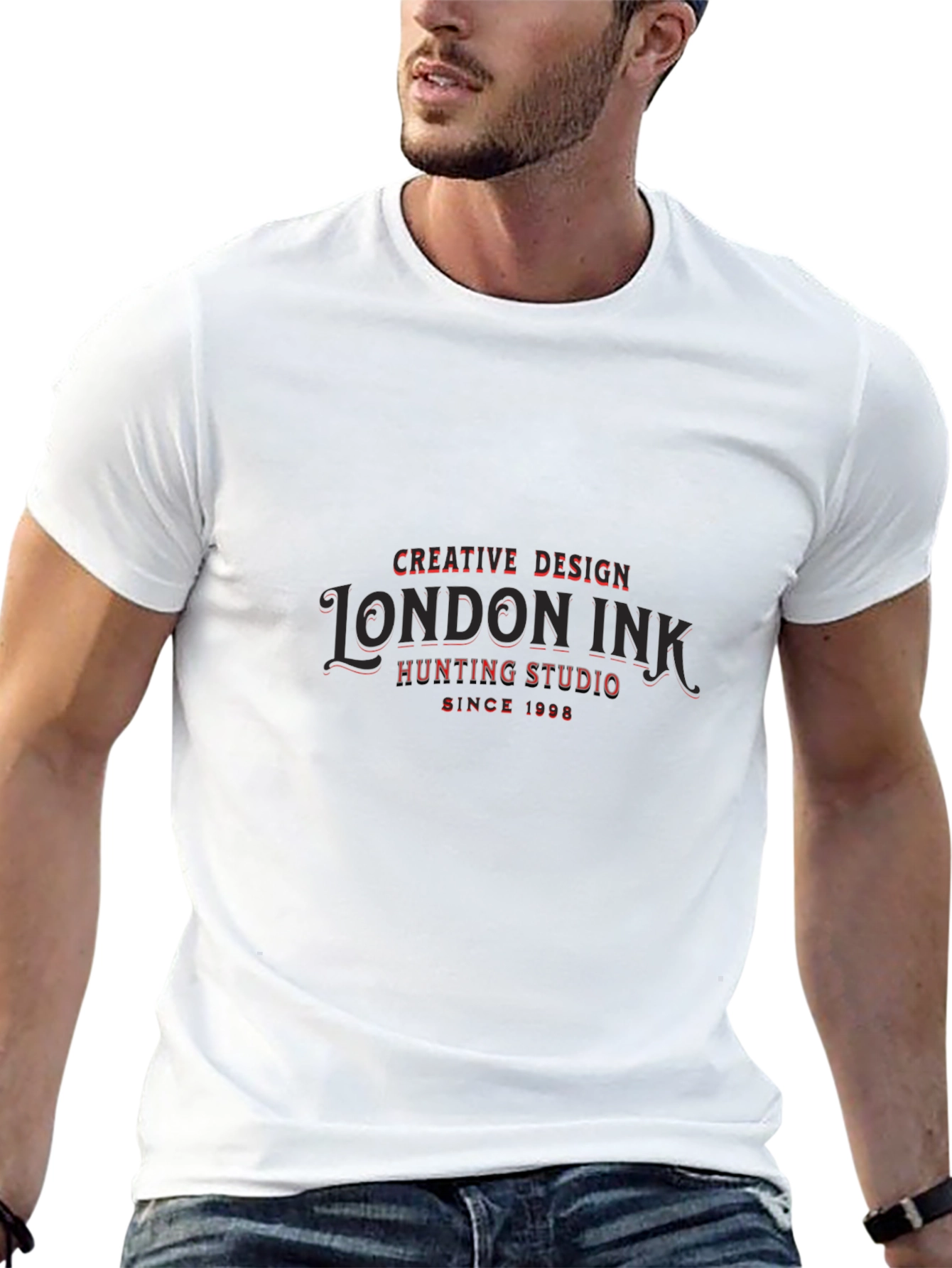 London Ink Hunting Studio T-Shirt - Creative Design