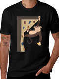 Monkey Climbing T-Shirt - Fun Graphic Tee