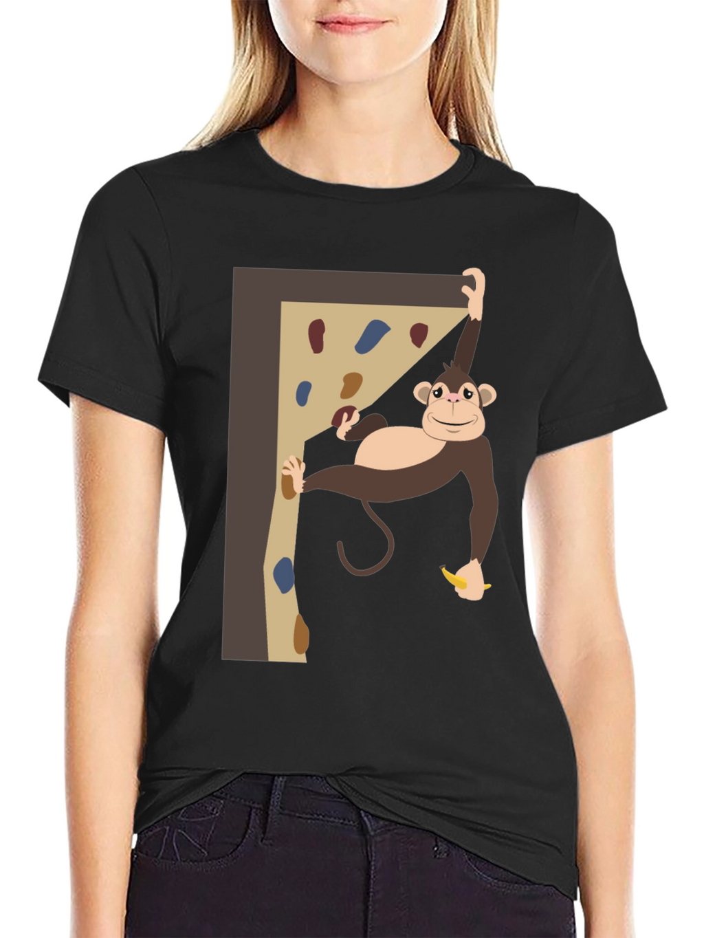 Monkey Climbing T-Shirt - Fun Graphic Tee