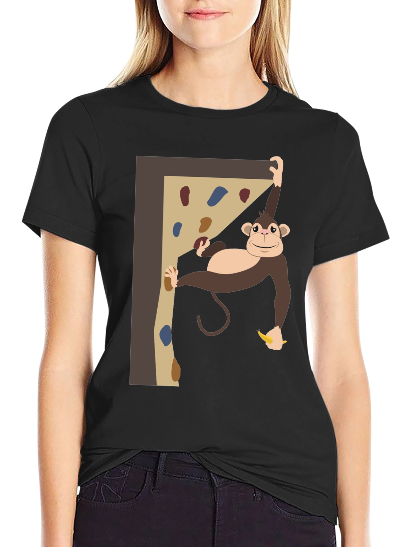 Monkey Climbing T-Shirt - Fun Graphic Tee