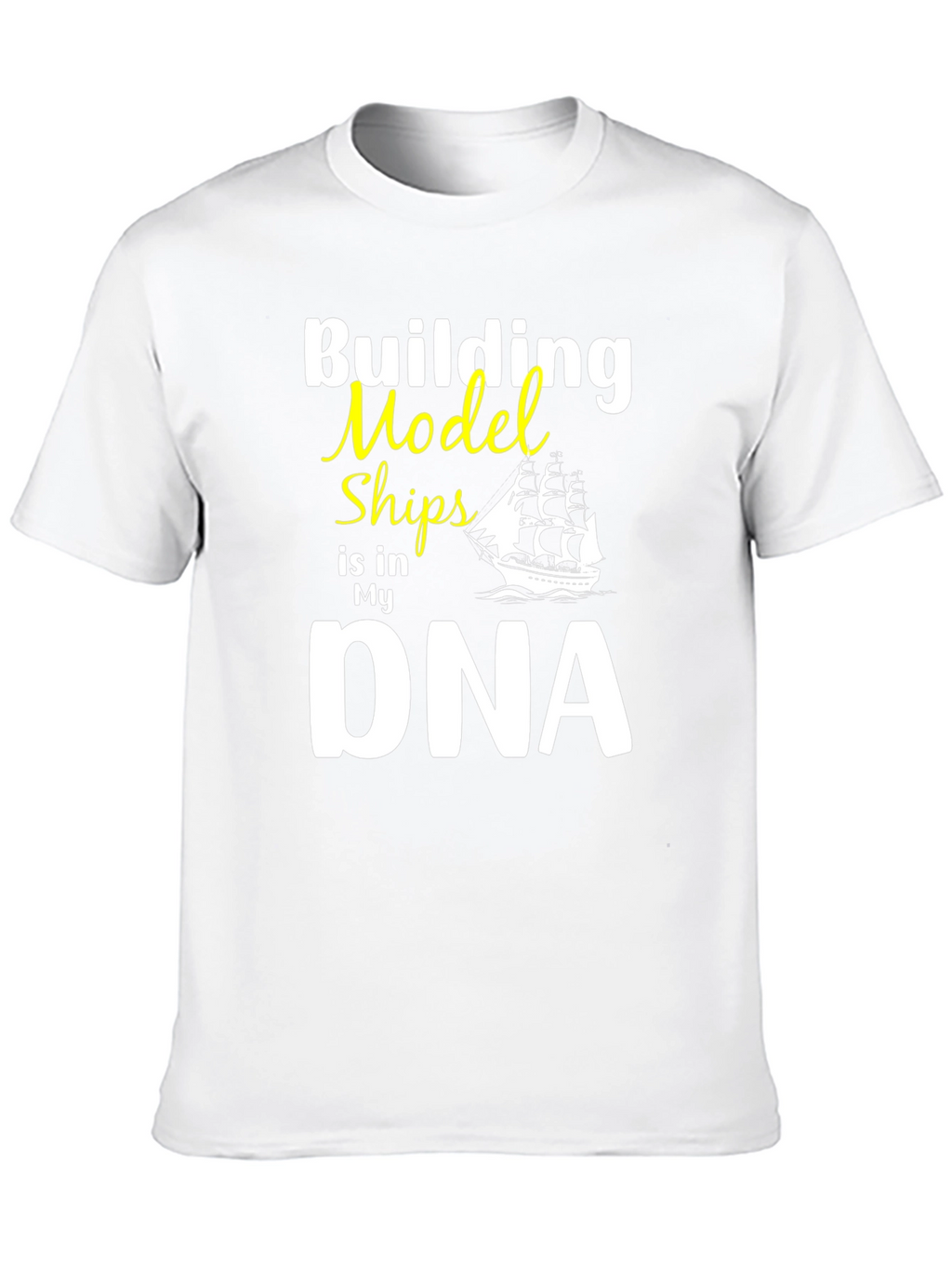 Building Model Ships DNA Graphic T-Shirt