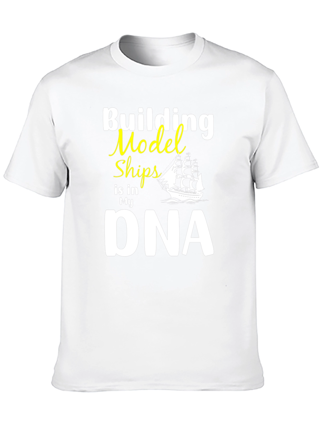 Building Model Ships DNA Graphic T-Shirt