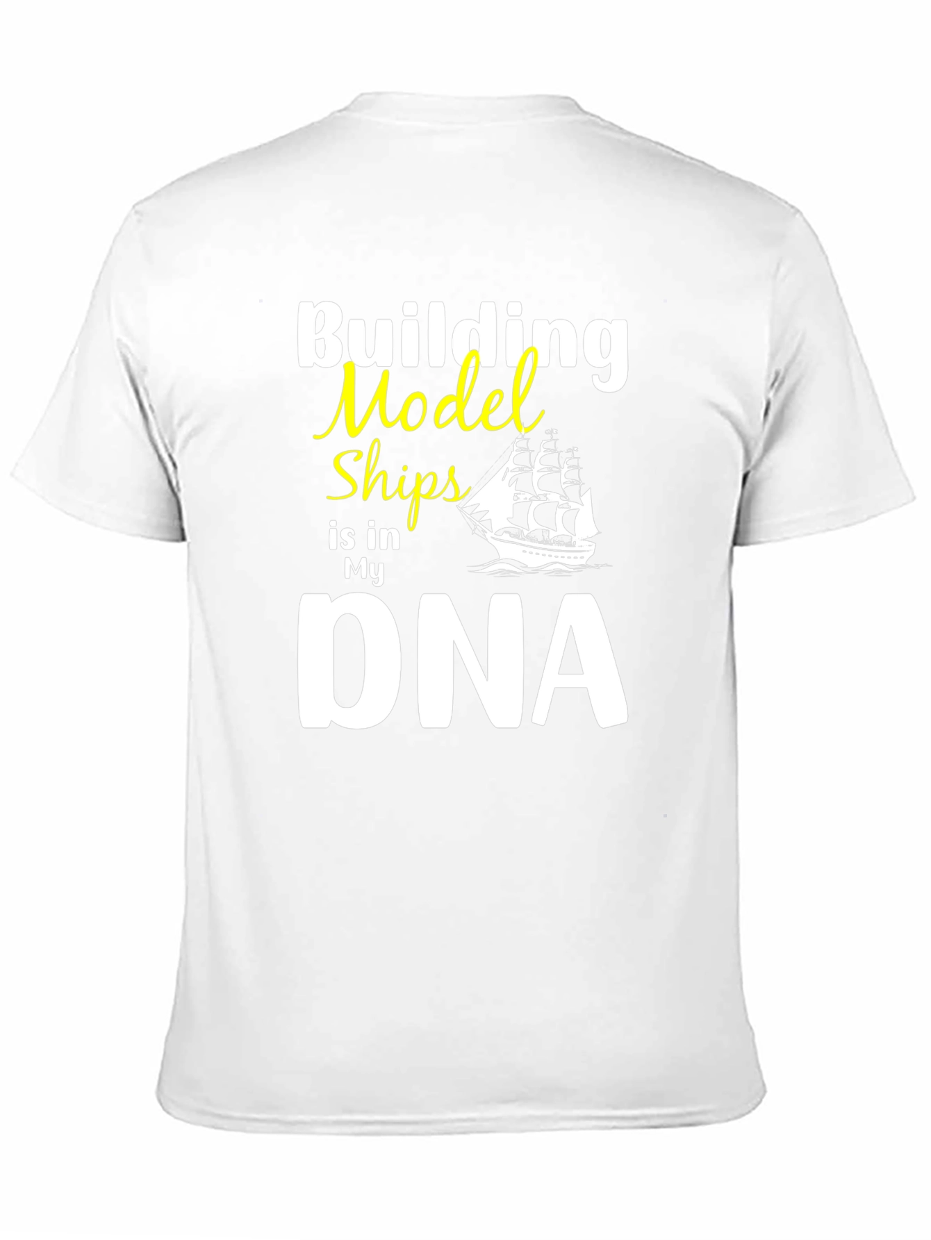 Building Model Ships DNA Graphic T-Shirt