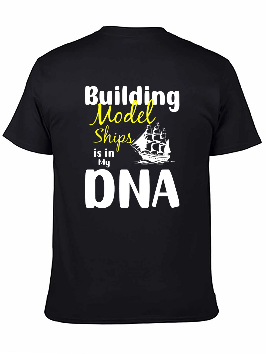 Building Model Ships DNA Graphic T-Shirt