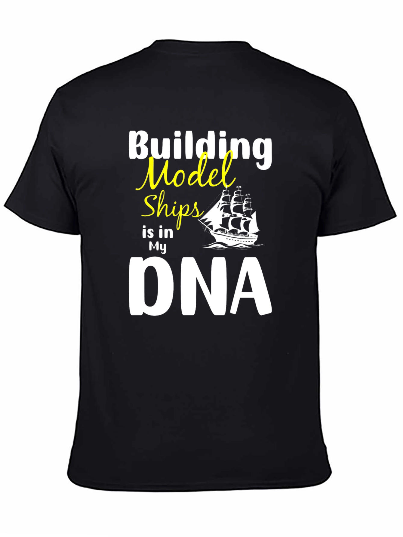 Building Model Ships DNA Graphic T-Shirt