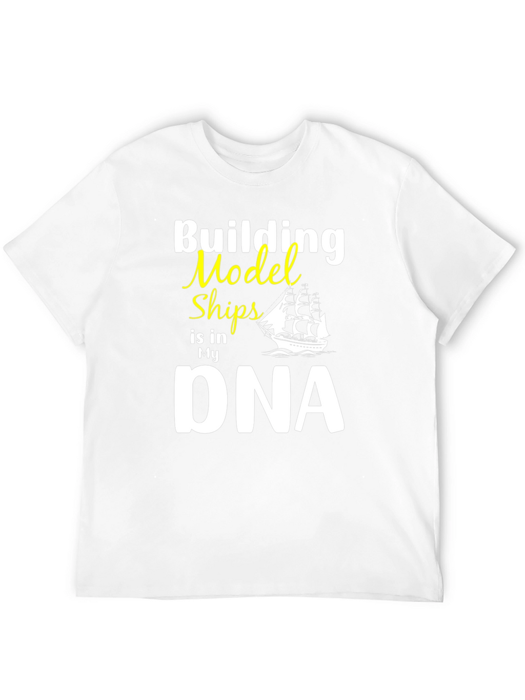 Building Model Ships DNA Graphic T-Shirt
