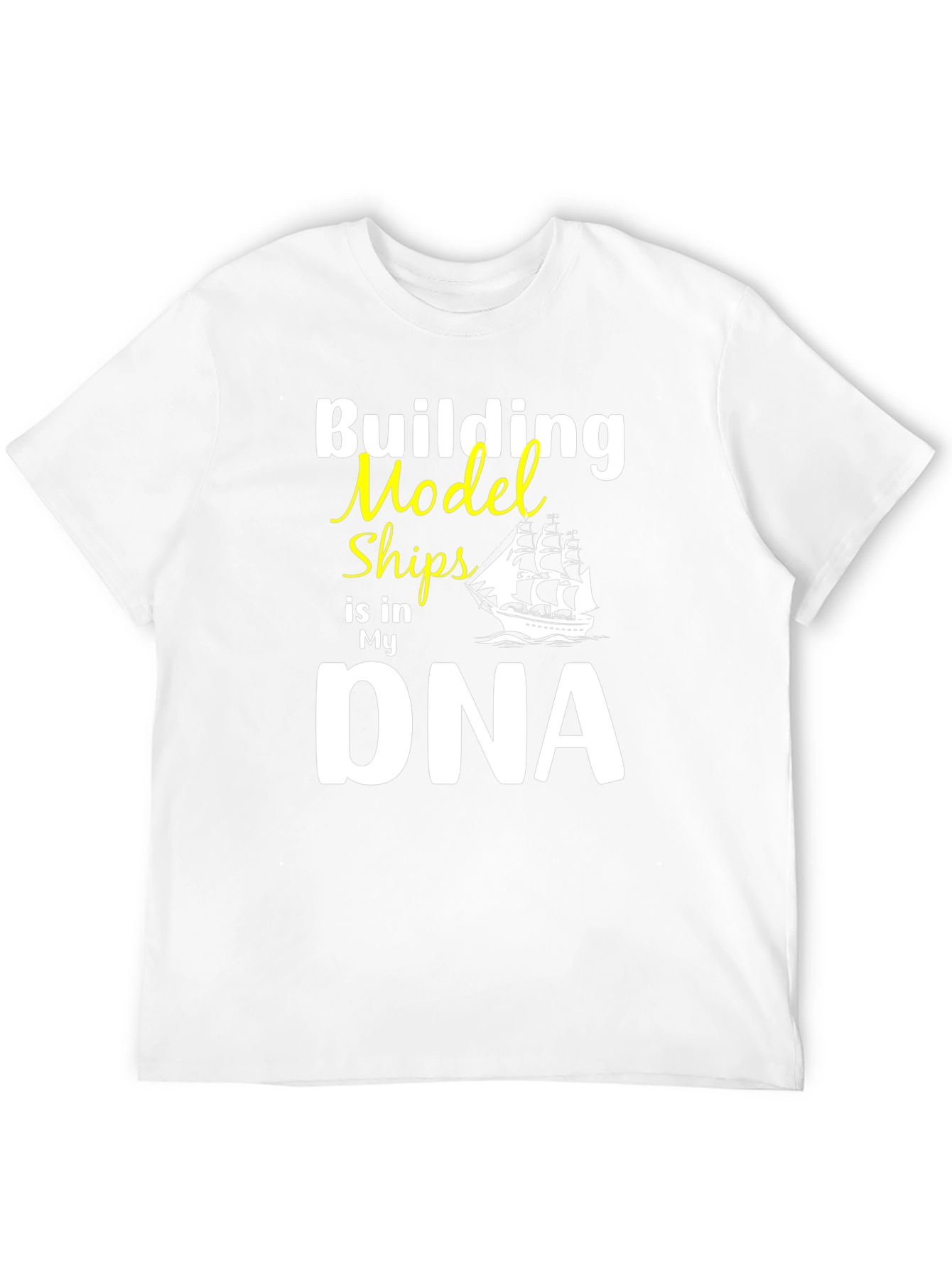 Building Model Ships DNA Graphic T-Shirt