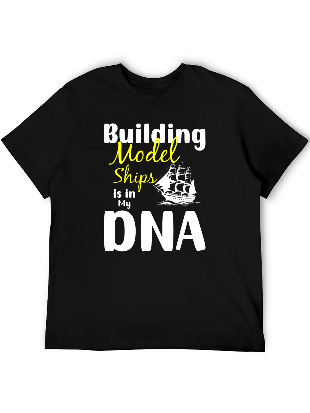 Building Model Ships DNA Graphic T-Shirt