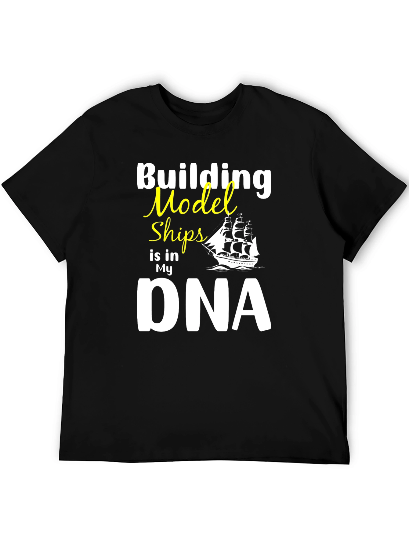 Building Model Ships DNA Graphic T-Shirt