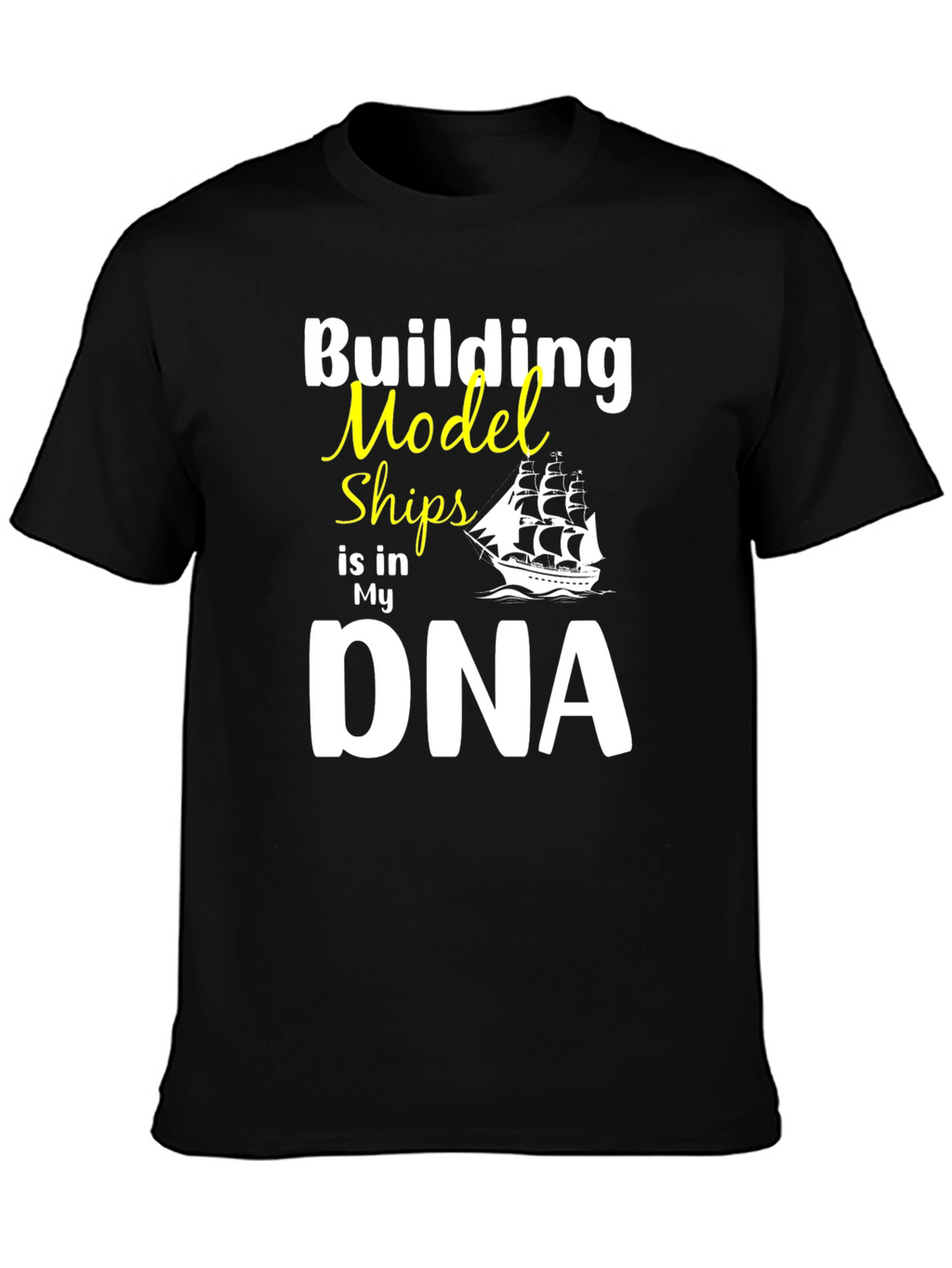 Building Model Ships DNA Graphic T-Shirt