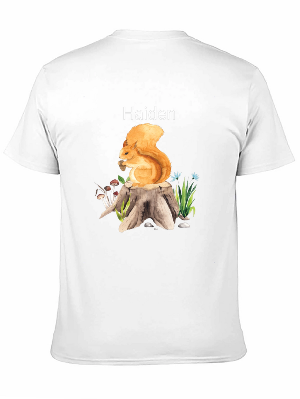 Squirrel T-Shirt - Personalized Name Tee