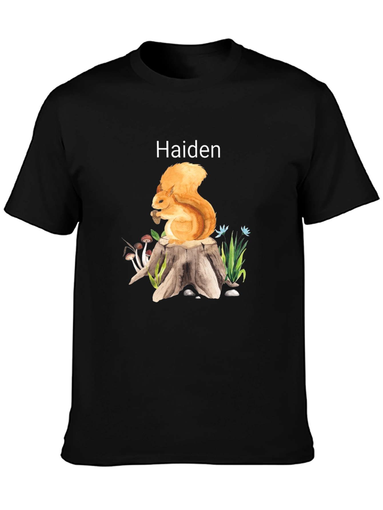 Squirrel T-Shirt - Personalized Name Tee